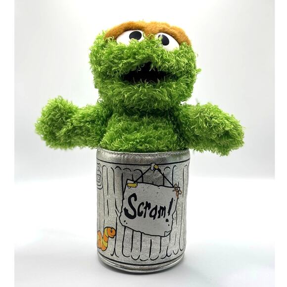 VTG 2003 Sesame Street Oscar the Grouch Plush by Gund, 75860, EUC - Picture 1 of 6